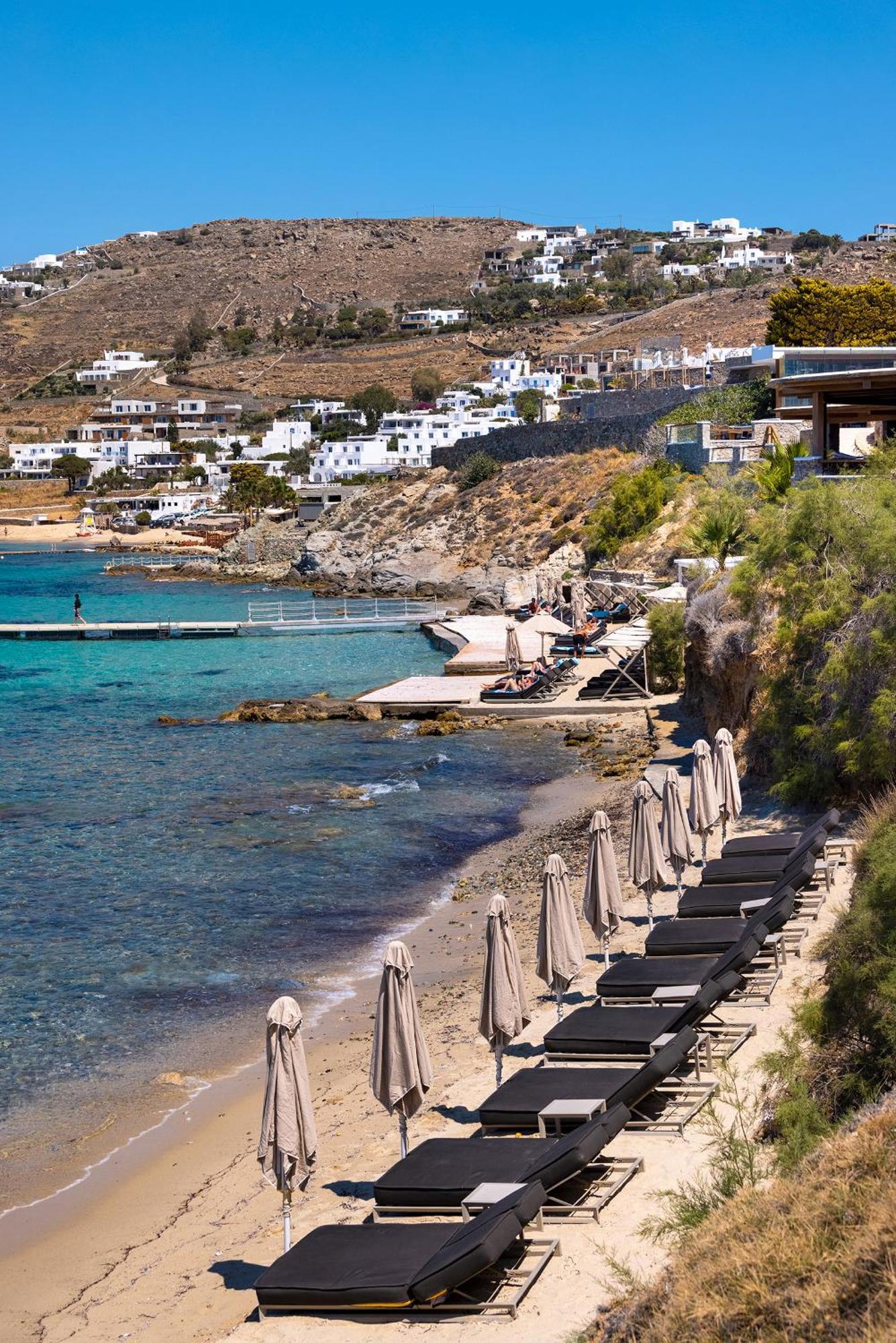 圣约翰别墅酒店 Agios Ioannis Diakoftis 外观 照片 A beach in Mykonos