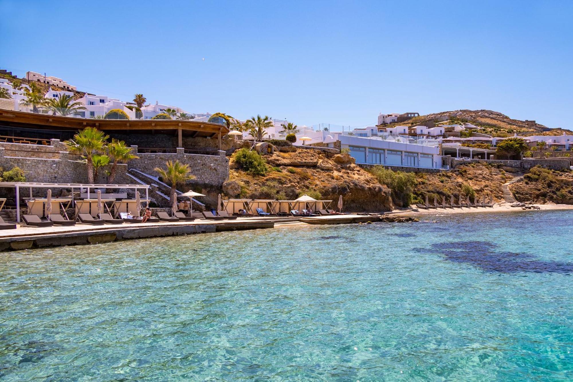 圣约翰别墅酒店 Agios Ioannis Diakoftis 外观 照片 Mykonos coastline