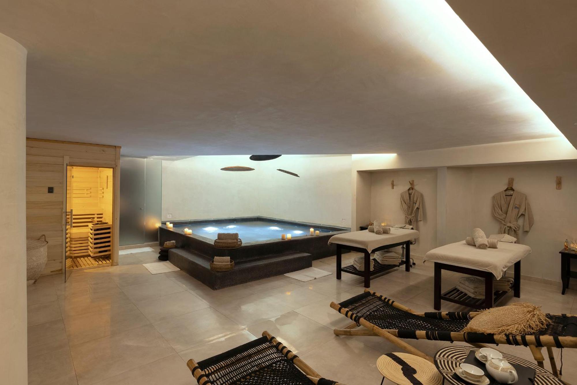 圣约翰别墅酒店 Agios Ioannis Diakoftis 外观 照片 Spa