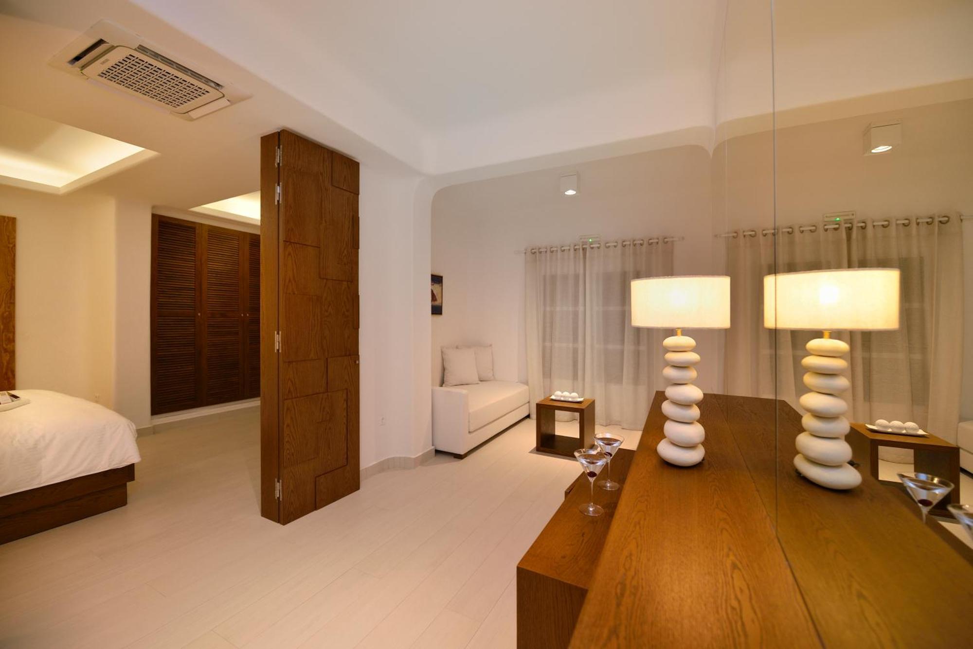 圣约翰别墅酒店 Agios Ioannis Diakoftis 外观 照片 A room at the hotel